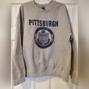 Gildan Dryblend Size Medium Pittsburgh Crewneck Sweatshirt